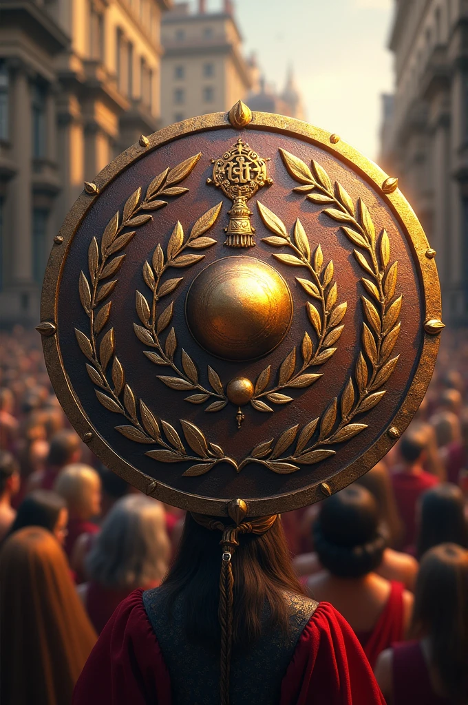A shield that represents support and participation