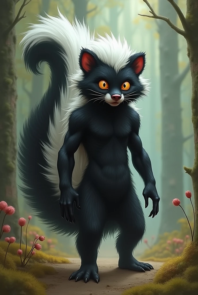 Skunk man is fart