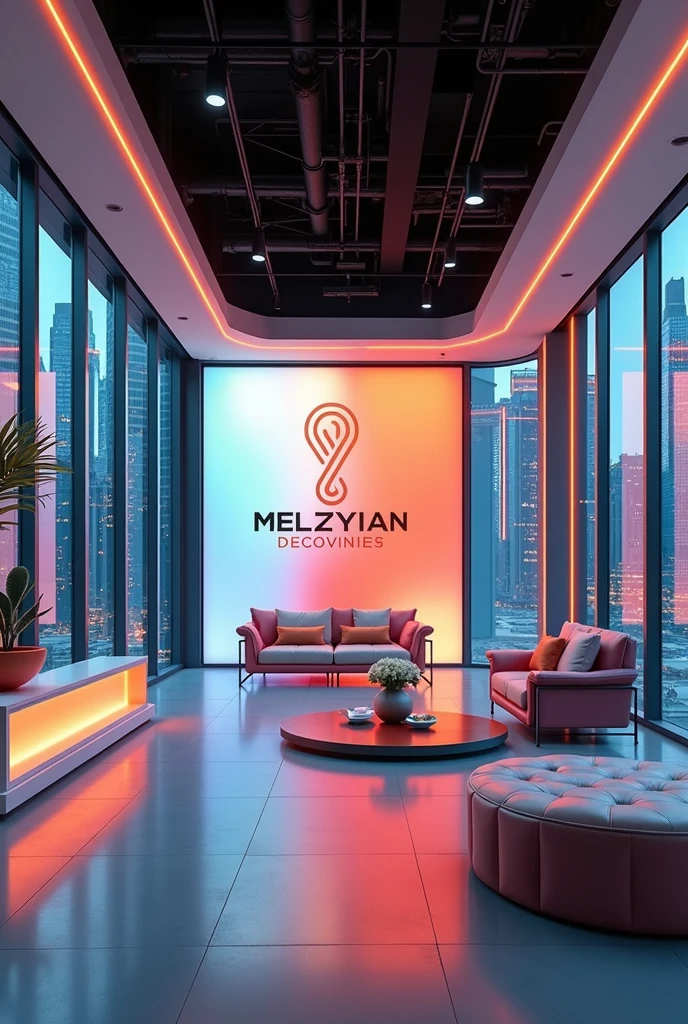 Showroom with MELLZYIAN DECO VENTURES sign
