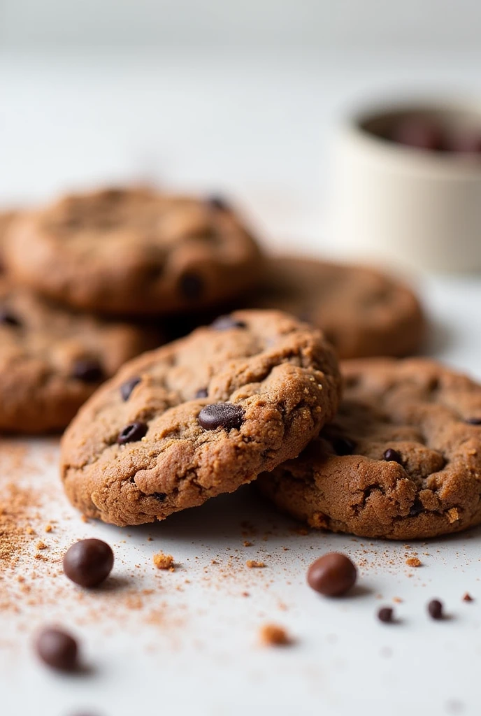 Healthy quinoa and cocoa cookies