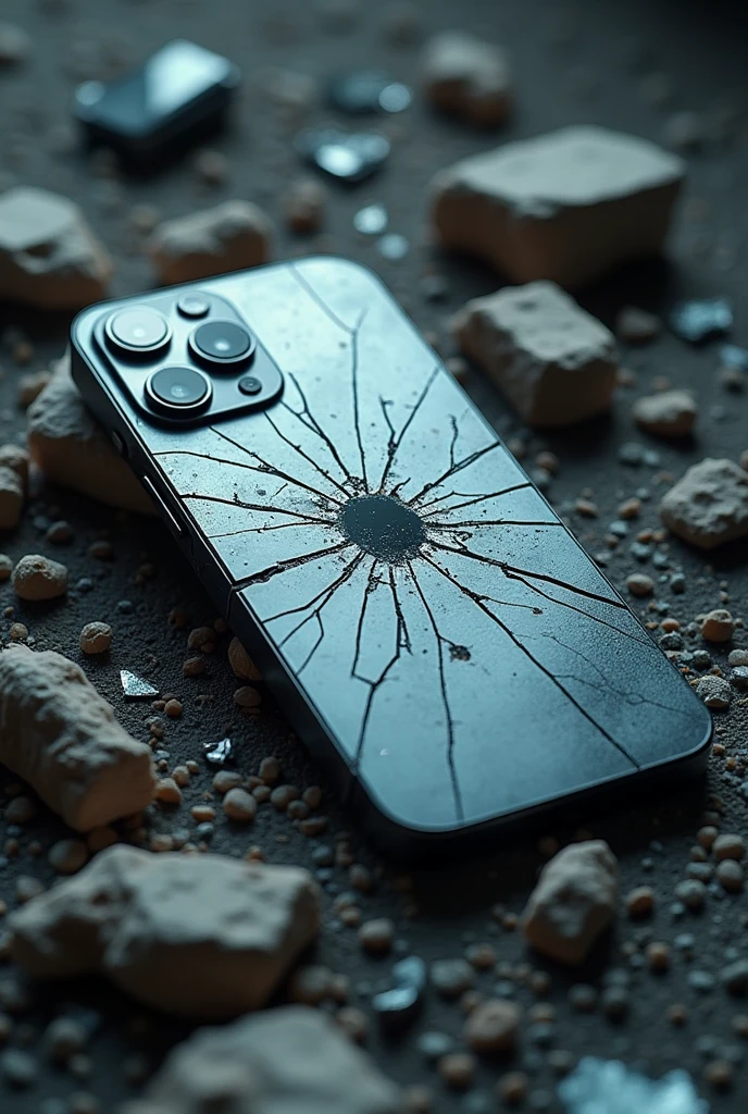 Iphone 15 pro Max, destroyed 
