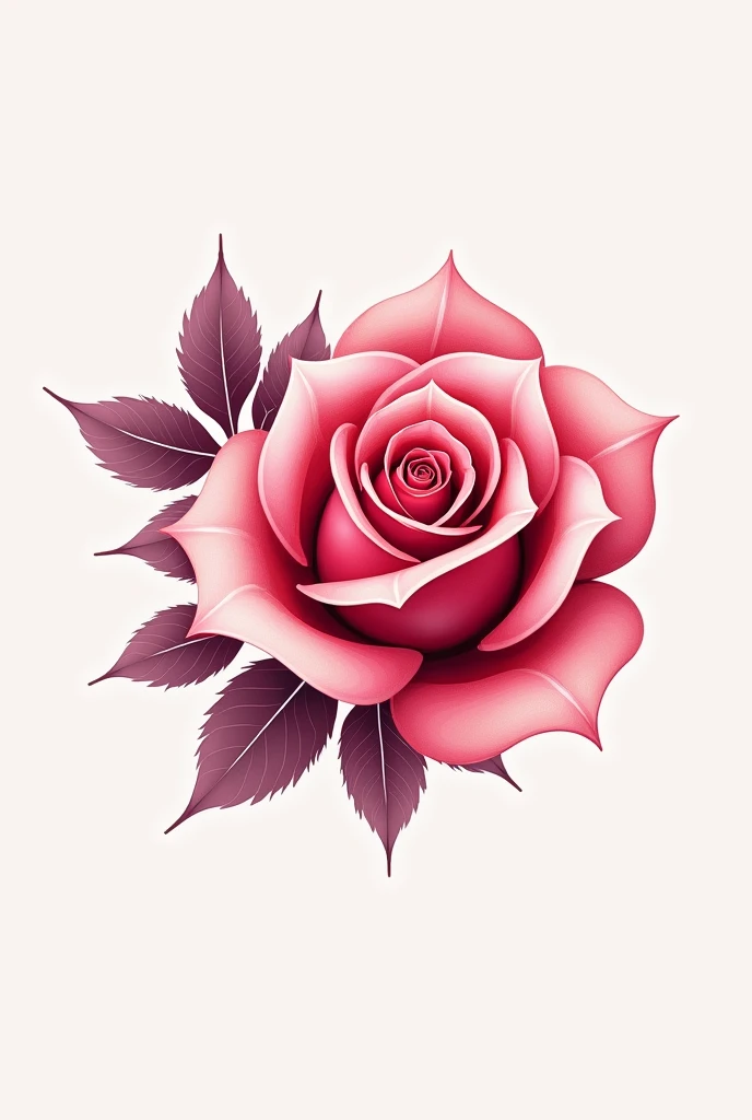 A logo for Rose Amorim nail salon with a nail polish theme, etc.
