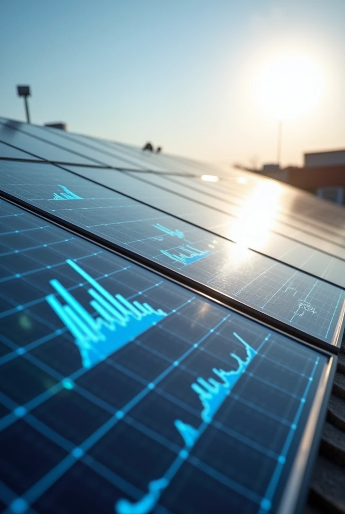 analyzing energy consumption generated by solar panels.