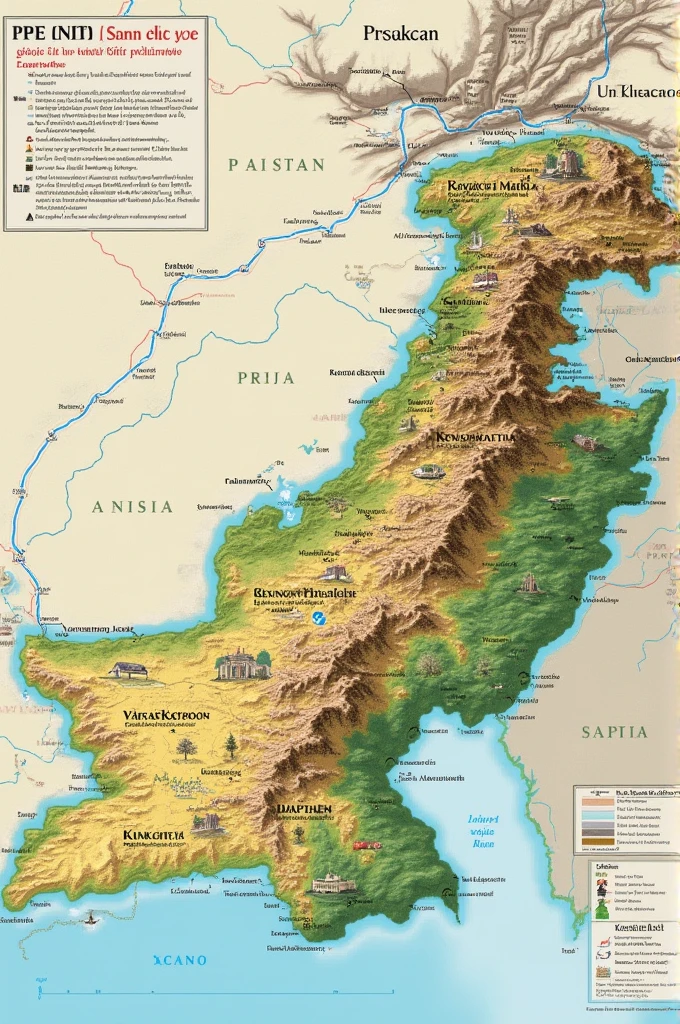 Pakistani map