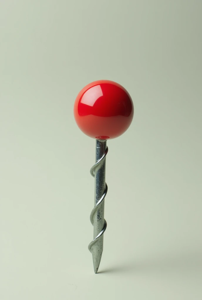 A nail with a clown nose
