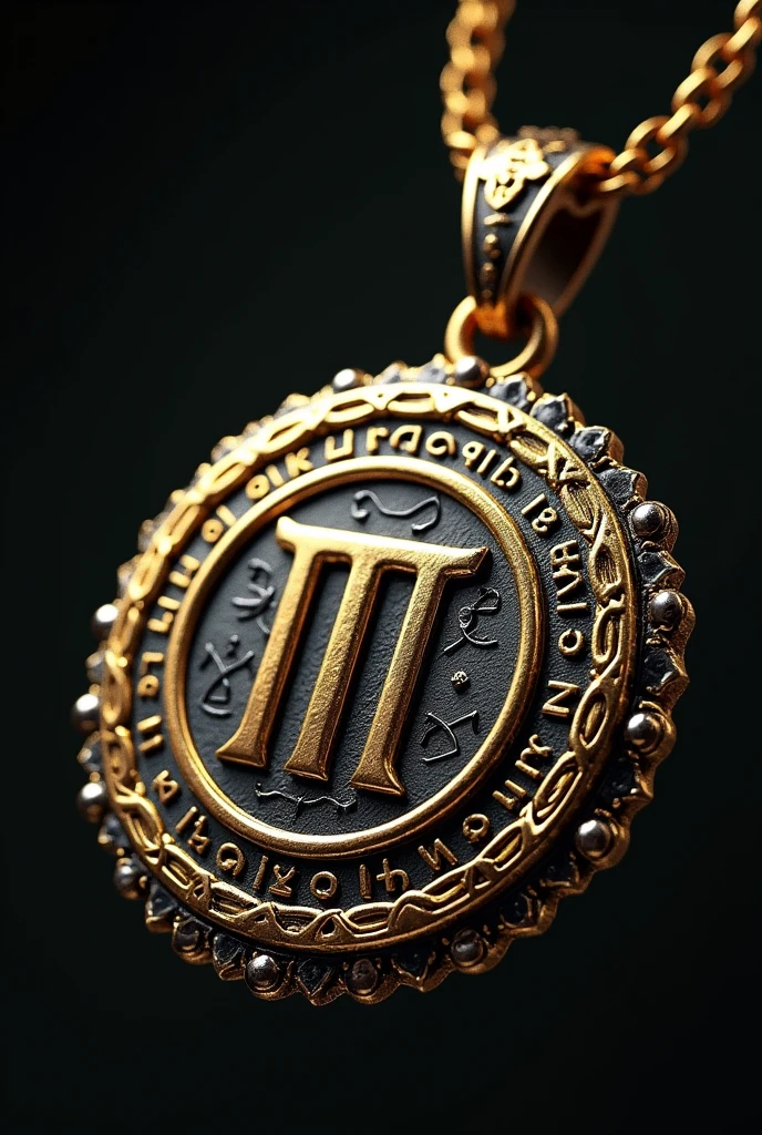 (Photorealism: 1.2), powerful tetragrammaton amulet pendant style, gold and silver, mystical and each amulet has a zodiac sign