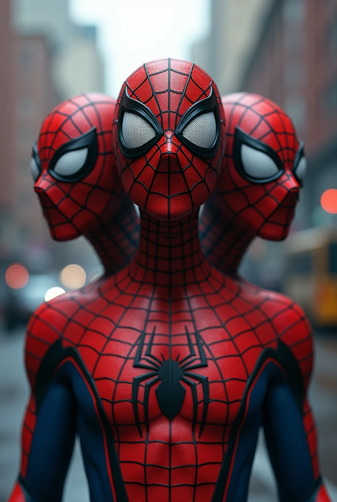 hình ảnh thực tế, spider man, has 3 heads