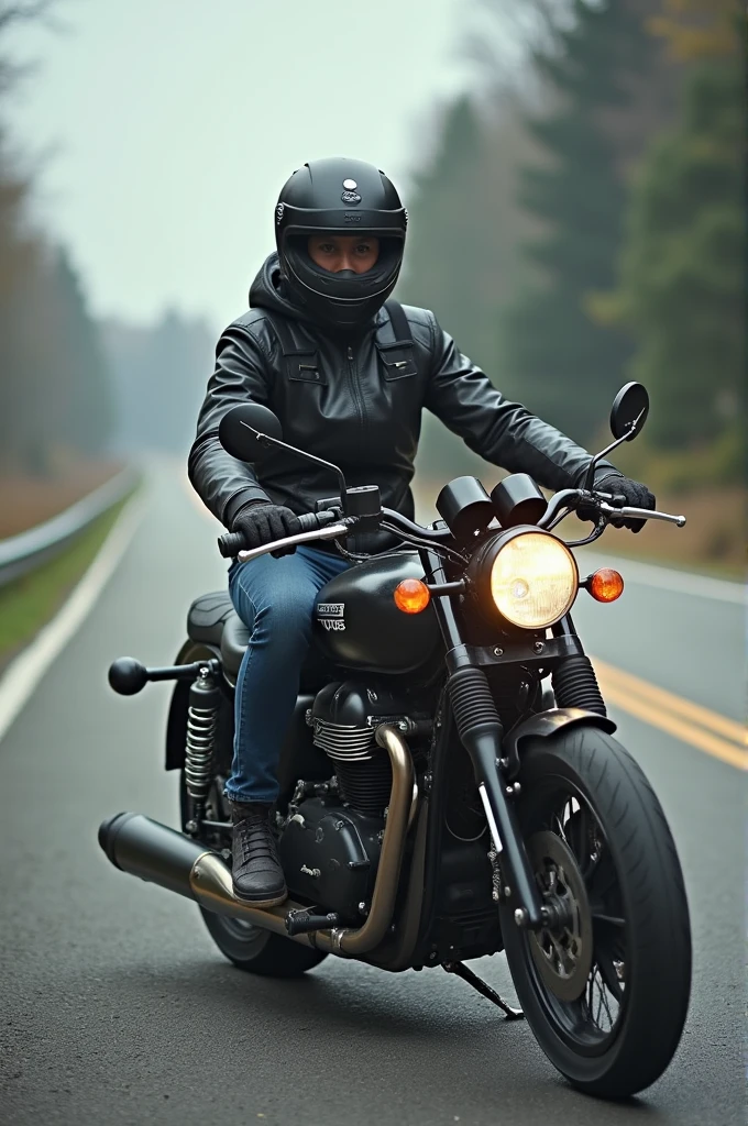 Chill motorcycle ride