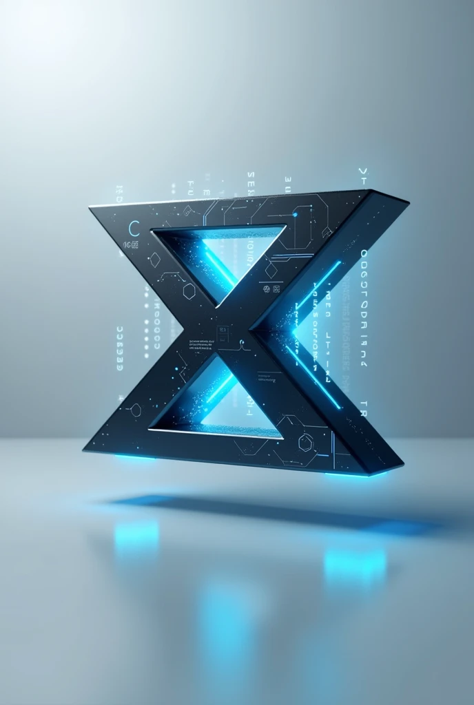 Monogram with letters CXA on web development and programming and cybersecurity 
