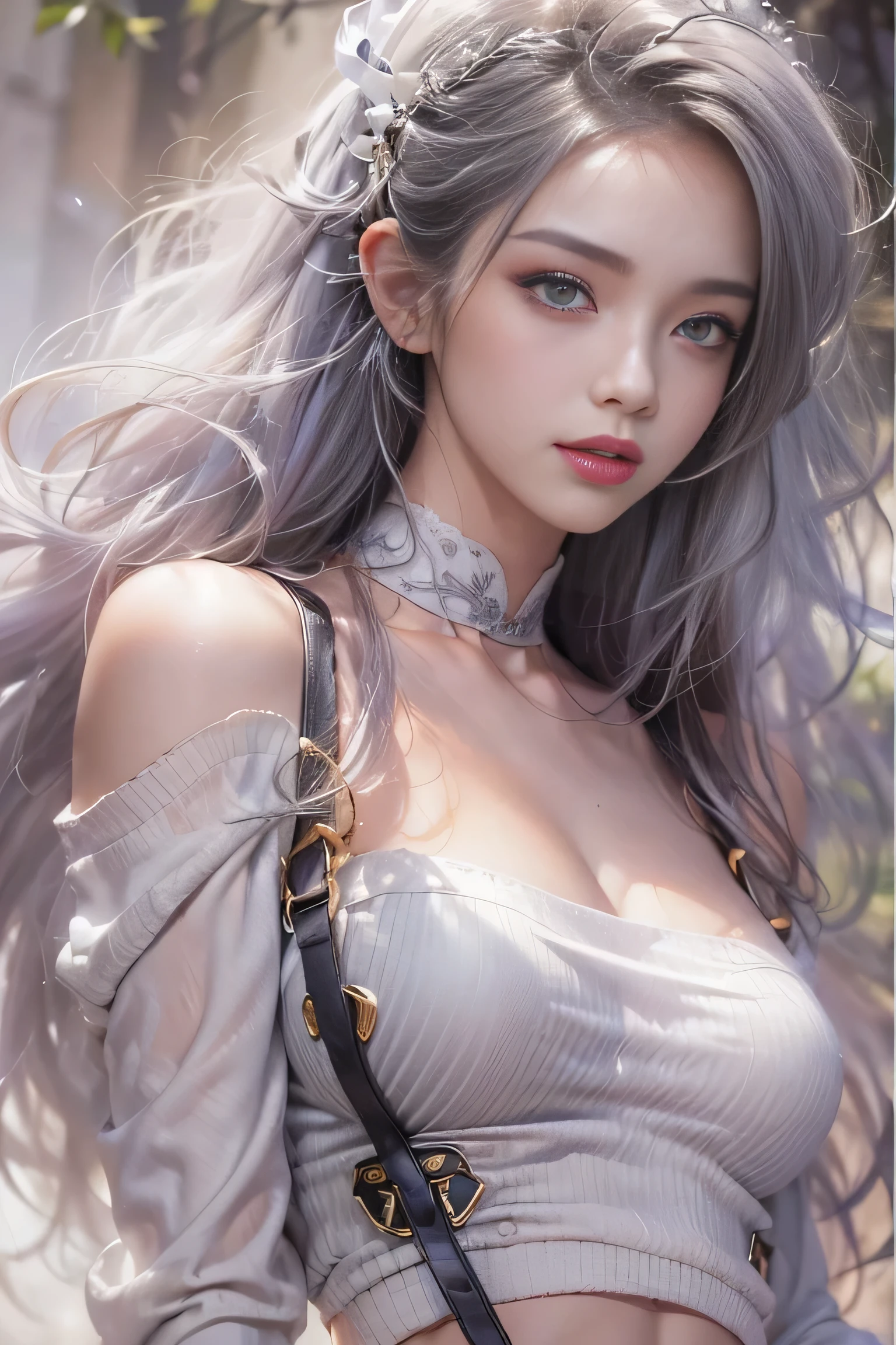 ((tmasterpiece:1.4)、(top-quality:1.4)、(reallistic:1.7))、By Luis Royo(By Luis Royo)Surreal portrait of a beautiful girl、Super beautiful girl、((1girl in:1.4))、Shiny natural skin texture、Authors:By Luis Royo(By Luis Royo)、age19、(Two arms:1.4、Two legs:1.4)、(perfect anatomia:1.4)、(Perfect female body:1.4)、Portrait photo of a girl、Close-up photos、Full body shooting、((masutepiece:1.4), (of the highest quality:1.4), (Realistic:1.7), By Luis Royo, Beautiful Girl, Super beautiful girl, ((1girl in:1. 4), Shiny natural skin texture, Authors: By Luis Royo, 1, (Perfect female body: 1.4), (Perfect female body: 1.) 4), Portrait photo of a girl, Close-up photos, (Full body photo), Fantasy Art, Soft front light, Beautiful expression, Kawaii face, Beautiful breasts, Large Full Breasted: 1. 2, Beautiful buttocks, Fine eyes, Clear and eye-catching, beautiful and alluring, Beautiful eyes, thin waist, Raw photo, Red lips, ((White hair, Long hair)) , 1 Screen View, ),((Off-the-shoulder hand-knitted sweater))、((Black tight skirt))、 (sexyposture), (the milky way in the sky),((T-back panties))、((Black garters and garter belts))、(A smile)、((Vaginal orchids))、((erection))