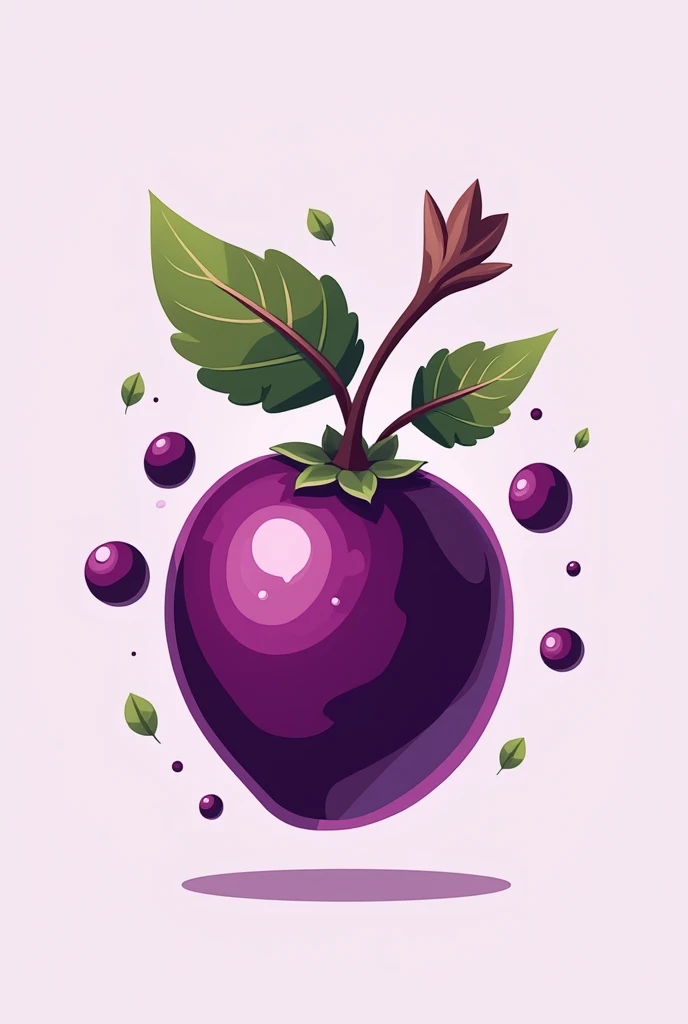 I created the logo of a company that sells Acai jams