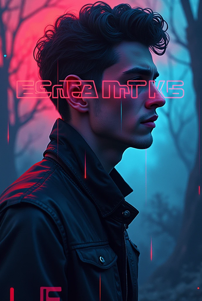 Profile photo for my insta with a name as ESCAPE MATRICKS and there should be NAME of my account in photo