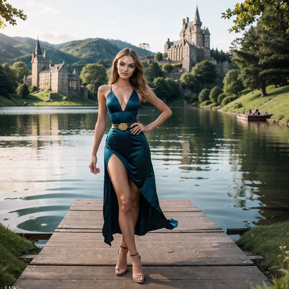 Arafed woman in a blue dress sitting on a balcony railing, im blauen Kleid, in Blau gekleidet, light blue dress portrait, blaues Korsett, in einem blauen Plastikkleid, wears a blue dress, blaues Kleid, Karol hinter UHD, gorgeous lady, auf einem Balkon, Sky - Blaues Kleid, in einem blauen Kleid, gorgeous woman, beautiful view