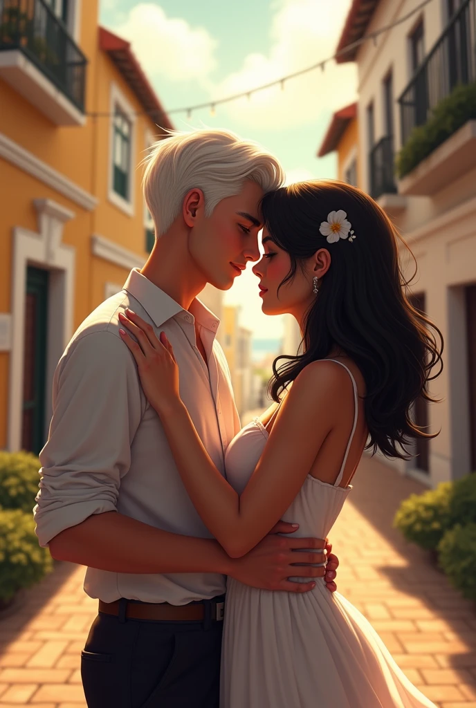 naughty man, 29-years-old, shorth hair, white ancestry, 181 cm tall, Woman, 3, 85kg, white ancestry, black medium hair, 165 cm tall, 65 kg, parati history center, honeymoon, born in Goiânia.