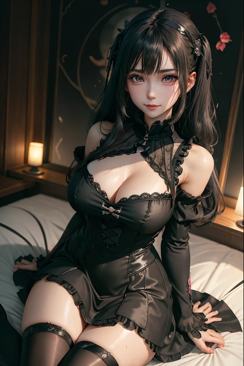 ハードなDark Gothicメイク、Black dark eyeshadow、sad、Good skin radiance、Dark Gothicメイク、Dark smile、palace、The beauty of fragrance、24-years-old、Expressions of intense sexual pleasure、Embarrassed look、Dark Gothic、Highest quality、Expression of sexual pleasure without pain、Drunk face、Purple maid outfit、mysterious、noble、Loving smile、Twin tail hair、Right eye is blue、Left eye is red、Super tempting pose、Platform heel shoes、Heavy makeup、Gothic Clothing、Silver Hair、Long Hair Straight Hair、Cute Gothic Dresses、Beautiful Face、Elegant face、Attractive face、Stained glassの背景、Chest glistening with sweat、The room is dark、goth long dress、Bell Sleeves、Wizard Sleeve、Decadent look、Sexually excited expression、Wet shiny thigh water、Thighs that are wet and shiny with oil、Background of a room full of roses、Sad look、Rose Maiden、The embroidery is pink、The dress has pink embroidery.、Thigh-high socks、Knee-high socks、Gentle expression、Dark black eyeshadow、Stained glassとバラの背景、Thighs are a little thin、Female Duo、Female couple、dark church background、Stained glass、Black metal world、Dark Castle、Dark Room、Slender body、gothic long dress、Victorian dress、Small breasts、The bed is covered with roses、Her thighs are shining with sweat、My body is wet and shiny、There is a lot of glitter on the thighs、I am sweating、My thighs are sticky with sweat.、My thighs are glistening with sweat、My whole body is sweaty and shiny、I sweated a lot.、My thighs are sweaty、My wet thighs are glistening with sweat.、There is a lot of sweat shining all over my body、Slender body、Sit on the bed、Beautiful legs、Outstretched legs、Hands on the bed、Super beautiful straight hair、Straight hair to the ends、Straight Perm Hair、Show off your glamorous thighs、Ass on the bed、Sitting with legs wide apart、Thighs are a little glamorous、facial expressions during masturbation、Transcendent fair skin、Small breasts、