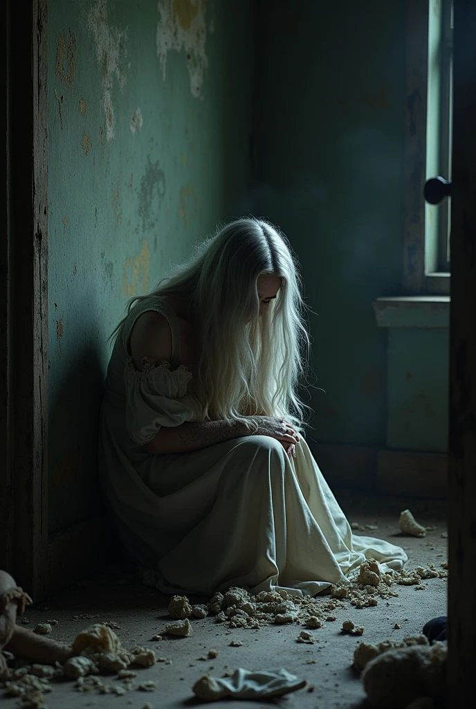 Sliver hair women anime Certainly! Here’s the revised version with a more integrated description of her mother’s death:

---

In the dim, oppressive light of the abandoned attic, Adora huddled in despair, surrounded by the heavy stench of decay and neglect. Her stepmother had imprisoned her here as punishment for wearing the exquisite dress her grandfather had gifted her—a dress that underscored the favoritism he had shown her over her stepsister. The stepsister, clad in a far cheaper gown, was a constant reminder of Adora’s perceived privilege. This cruelty was further compounded by the shadowy mystery of her mother’s death, which was whispered to have been either murder or suicide, fueled by her husband’s infidelity.

Driven by envy and malice, the stepmother and stepsister had torn the cherished dress to tatters and cut off Adora’s long, lustrous hair. They then drenched her in kitchen refuse, leaving her filthy and degraded. The attic, once a refuge, now echoed with her silent sobs and the weight of her sorrow. The final blow came when they revealed that her beloved grandfather, who had died under mysterious and suspicious circumstances, had been poisoned—a dark secret they had kept from her to deepen her torment. Adding to her agony was the haunting reality of her mother’s death, a tragedy enveloped in suspicion and scandal, casting a long shadow over Adora’s shattered world.