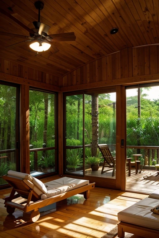 creates 10 images of relaxing rooms in different biomes