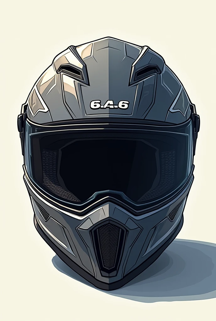 I would like to create an image with reference to a motorcycle helmet that refers to a person who rides motorcycles.