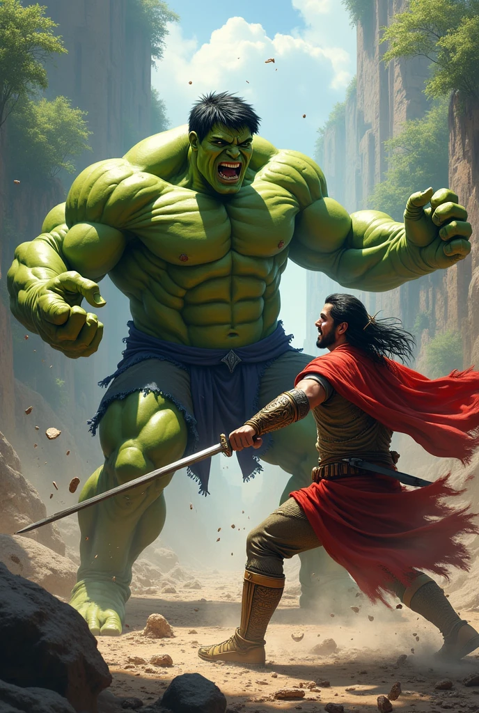 Indian hulk fight with krish