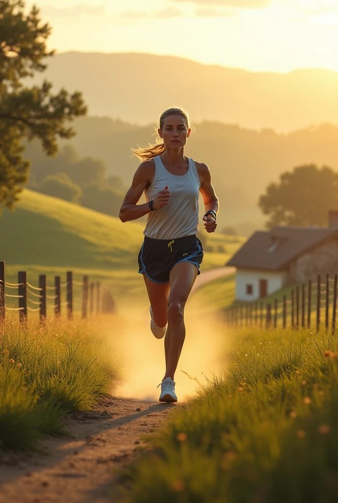 morning run, marathon solo