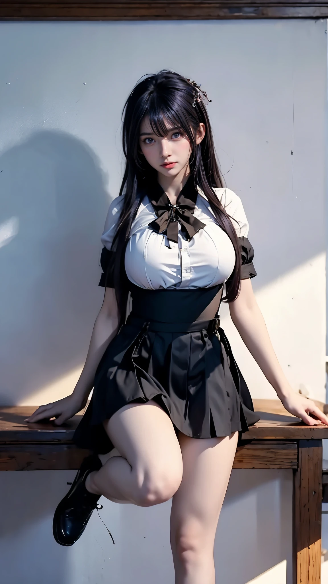 purple dress, adult, 1 girl, slut, kneeling on floor, slutty elf, toned skin, anime, look at viewer, (light purple hair), straight hair, face-to-face, seductive pose, best quality, highres, 8k, masterpiece, anatomically correct, super detail, textured skin, diamond face shape, so huge breast, fit body, beautiful, erect nipples, fantasy, anime style, anime painting, shy, timid, at kitchen, horny, open mouth, drooling saliva