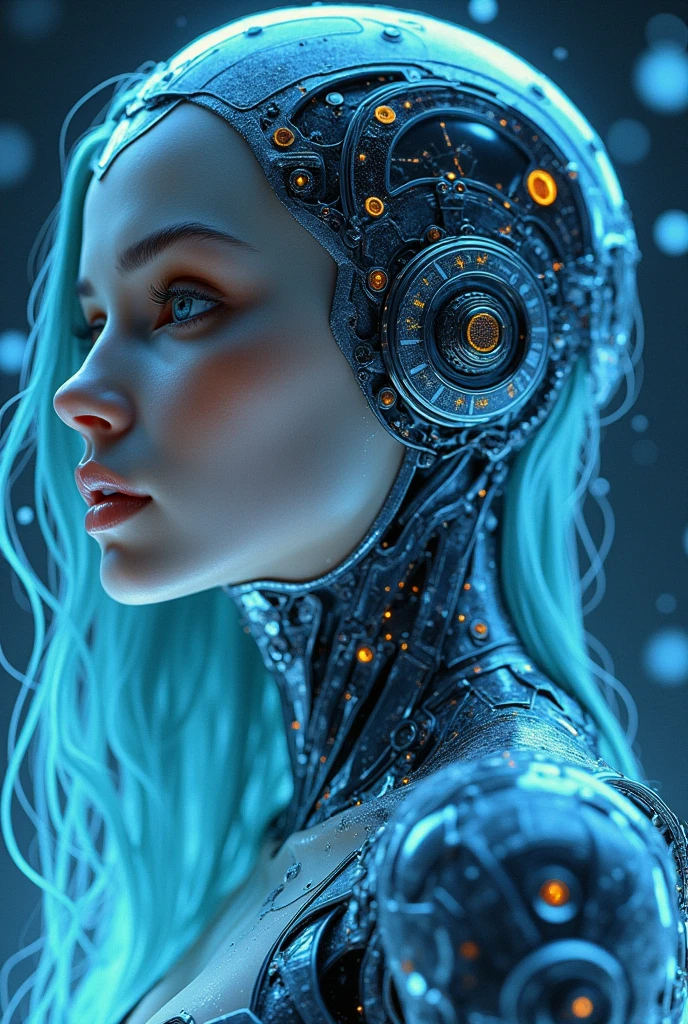 (masterpiece:1.2,Exceptional Quality,mirror-like,Cinematic Experience,Photorealistic:2.0,RAW Photos:2.0,Super detailed),8k,wallpaper,(Representing blueprints through holograms:2.0),(Beautiful woman:2.0),Female Cyborg,(Design of a Female Cyborg:2.0),(Draw the front and back views:2.0),(Avant-garde design:2.0),(Drawing detailed blueprints:2.0),(Numerous notes about the settings:2.0),(Beautiful Face,Beautiful Eyes,Beautiful Hair)