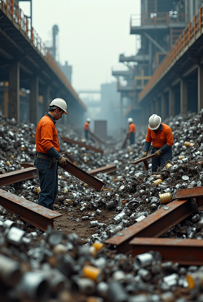 We import metal scraps and trade metal recyclers 
Complete recycling image