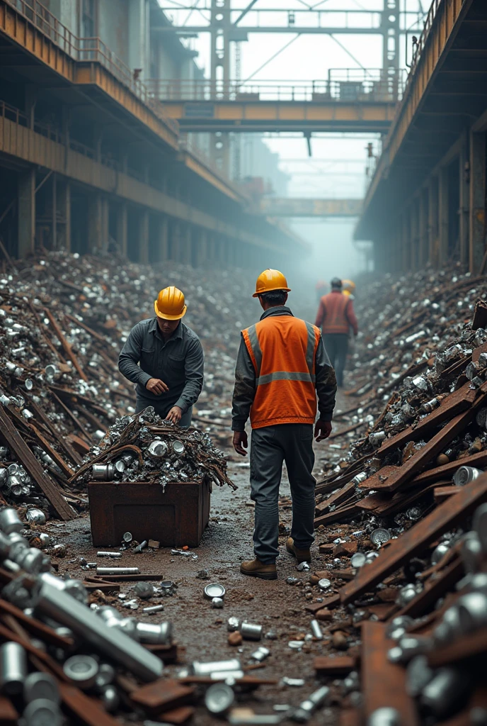 We import metal scraps and trade metal recyclers 
Complete recycling image