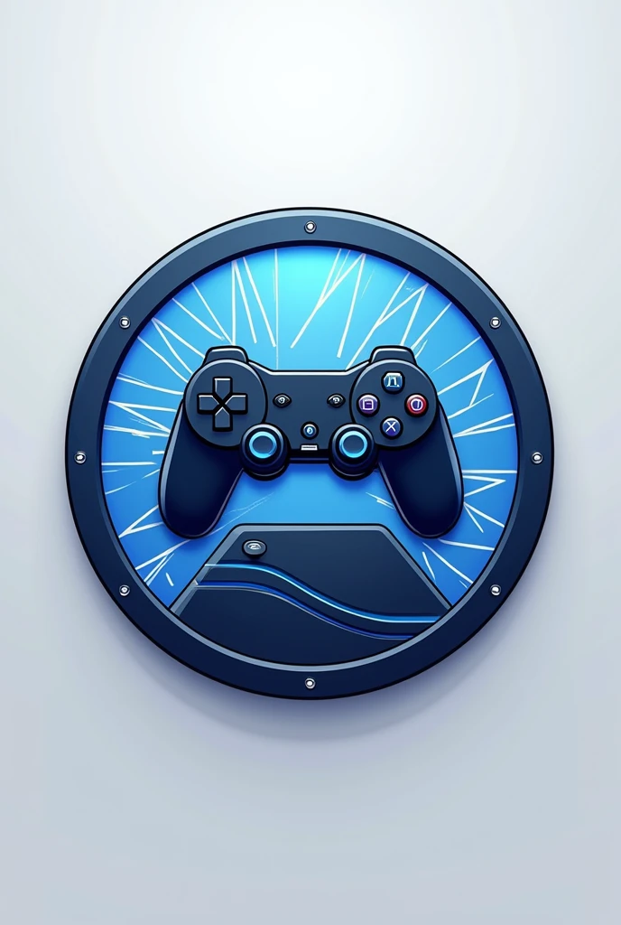 Logo for the sale of consoles and video games for someone named Andres