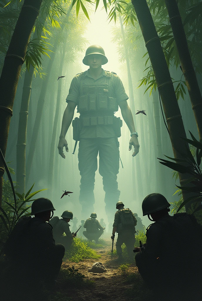 You can spawn American soldiers in Vietnam by walking