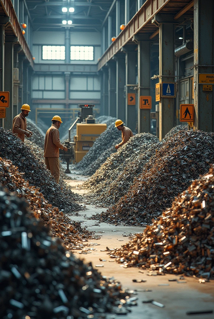 We sorting and separating defferent types metal scraps and sell in to recyclers