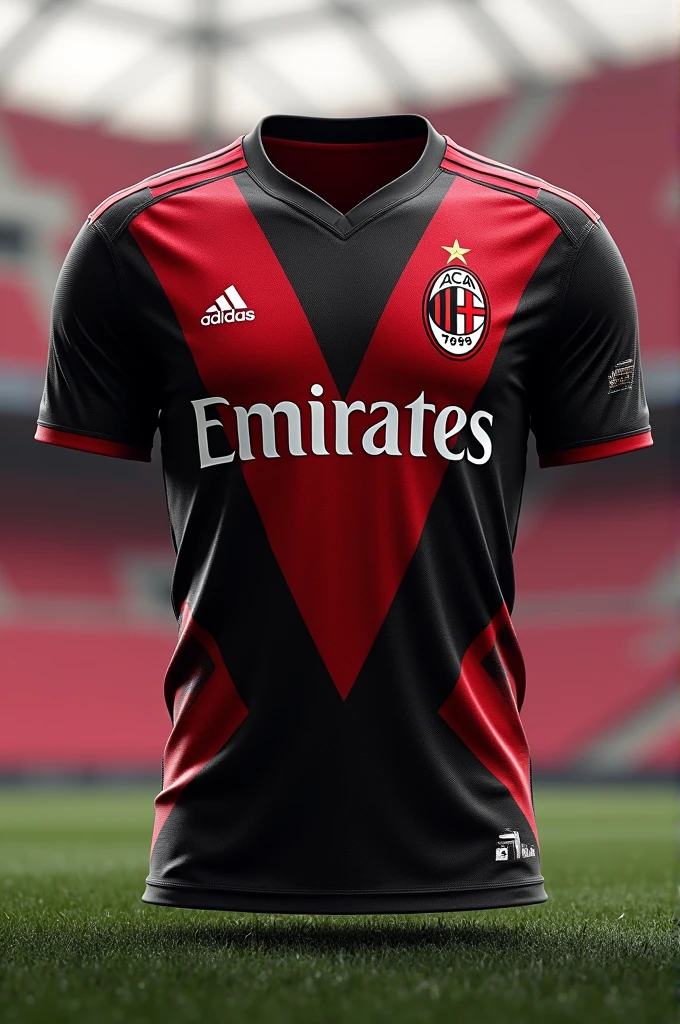 Ac milan 2023 jersey Quintandole the sponsor emirates 