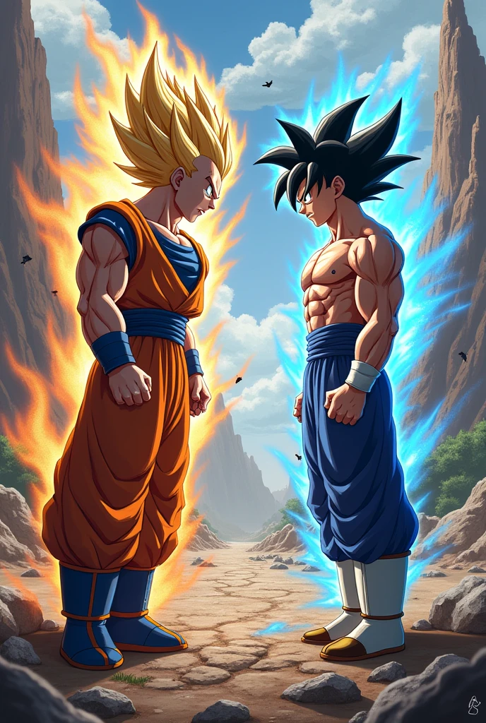 Vegeta asking Goku