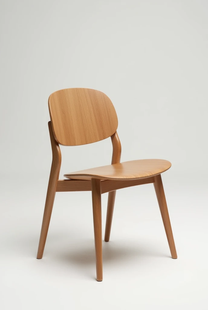 Wooden chair with modern design with dimensions sizes