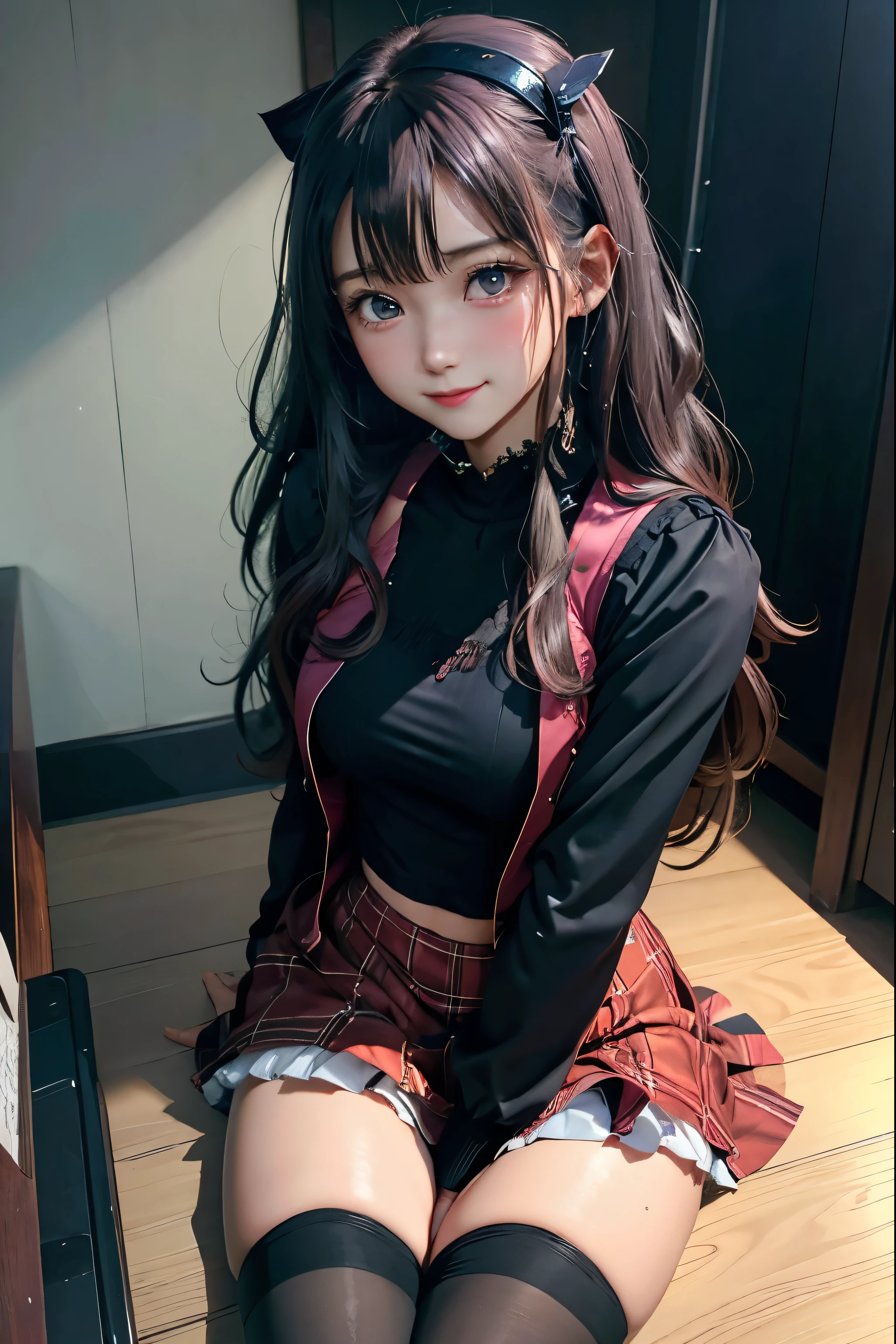 high school girlブレザー、high school girl、Red checked skirt、JK Style、Jacket、smile、garter、Knee socks、Panty stocking、Otherworldly beauty、Really cute、boredom、Extraordinary beauty、Dark black eyeshadow、sorrow、Good skin radiance、Long Hair Straight Hair、Dark Gothic Makeup、Dark smile、Beautiful woman、Stained Glass Background、On the table、Highest quality、5 reference books、Sweat glistens on my chest、Sweat glistens on my face、Thigh sweat、sweating、Black frill East size Regular size、Dark pink hair、、Sweat on your thighs、Sweat a lot and become sticky。、My thighs are sticky and shiny、Sweating on thighs and chest、Small breasts、Slightly slim、Sweating all over the body、play piano、sit and play an instrument、Thin legs、Two people、Lesbian couple、hug、My girlfriend has a really cute face、My female friend has a very beautiful face.、Do lesbian play、Super straight hair、Extremely fair skin、