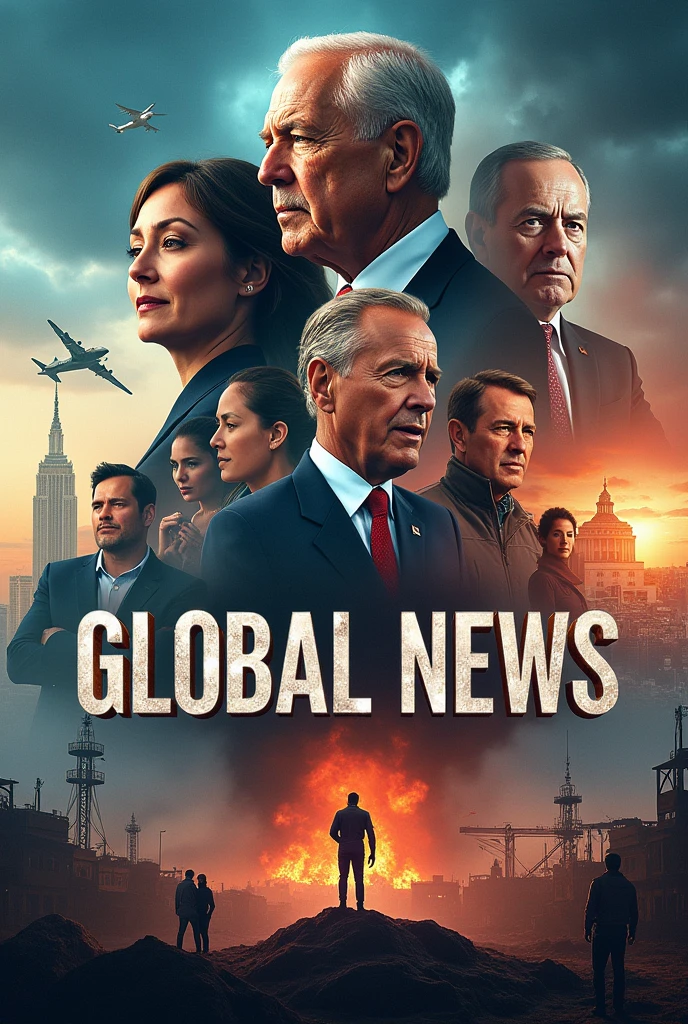 create an exclusive banner about world news for my youtube channel image size 2048 × 1152 pixels