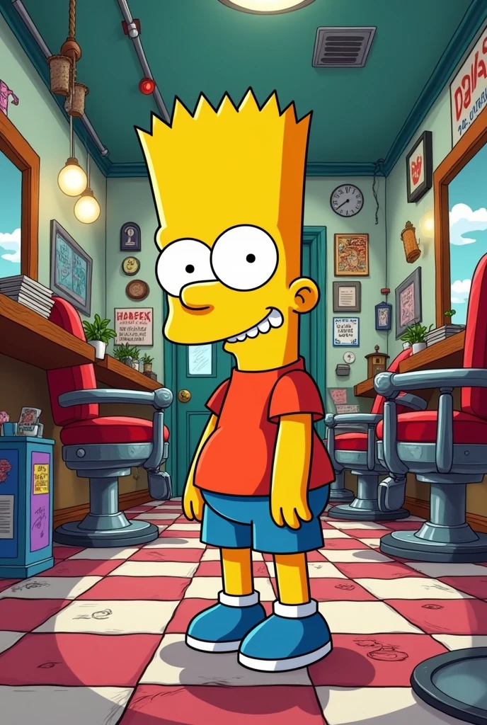 Bart Simpson barberia