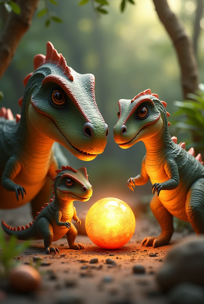 Create one lottery with imágenes ona de dinosaurio dad mother ball 