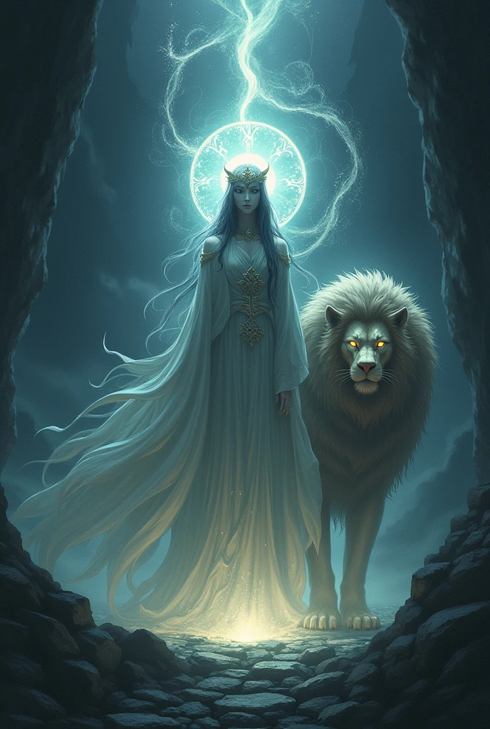 fantasy 闇 Izanami lion