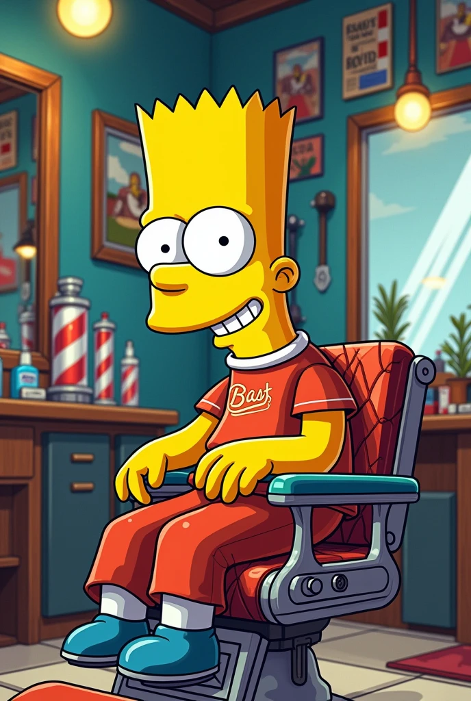 Bart Simpson barber