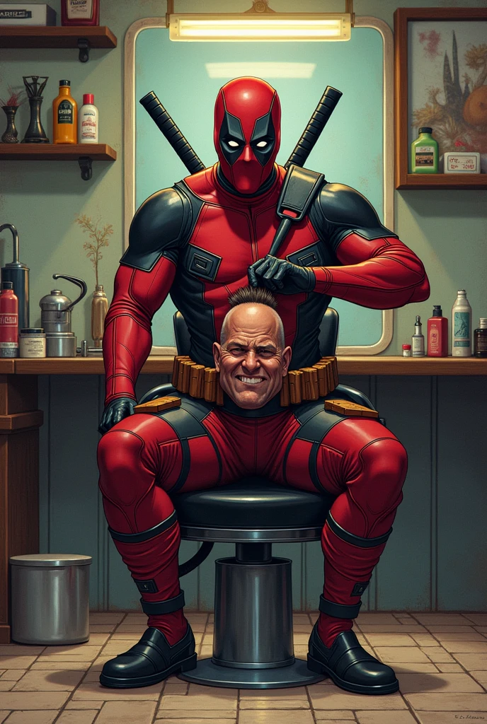 Deadpool barber