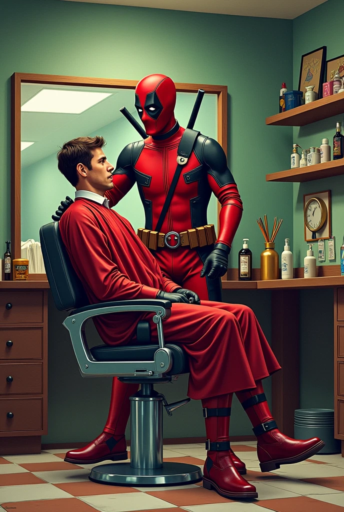 Deadpool  barber