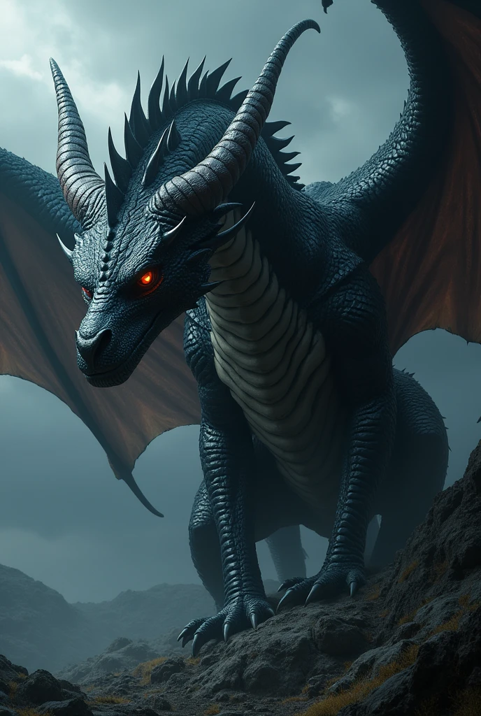 Black dragon scales