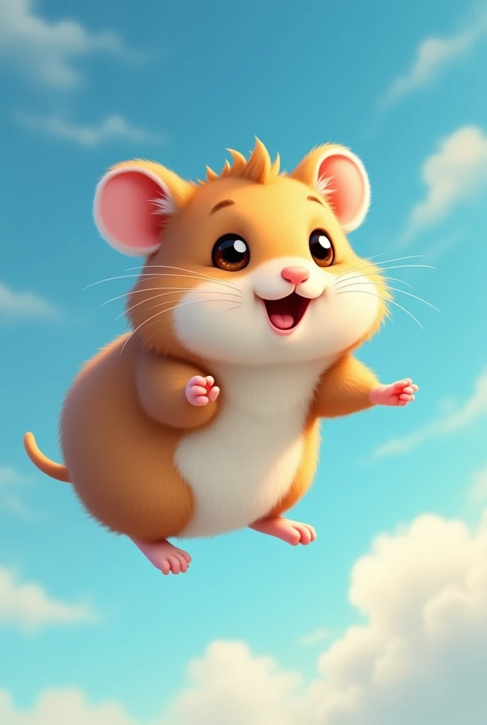 A flying hamster