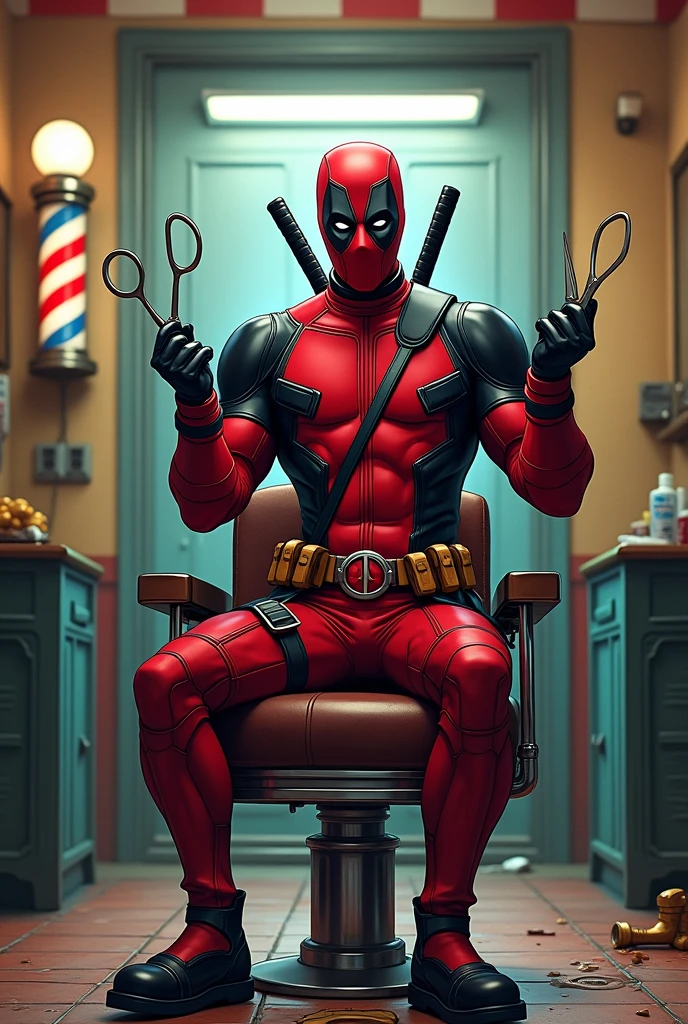 Deadpool barber