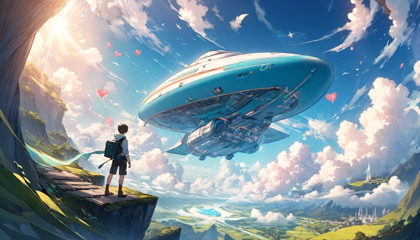 Take Acer on an Adventure
.
Open World Adventure - In a world of limitless imagination, the adventure begins from the clouds high above the ground. A brave young adventurer sets out for the challenges that lie ahead. The young man is holding his favorite device, the Acer Swift Go 14 notebook, which opens up a vast world in his hands. On an aircraft, he floats through an endless sea of clouds. A mysterious spaceship stands in the distance, waiting to be discovered and open the door to exciting adventures. A heart filled with dreams and determination will lead him to a land of secrets and happiness in a borderless world.
