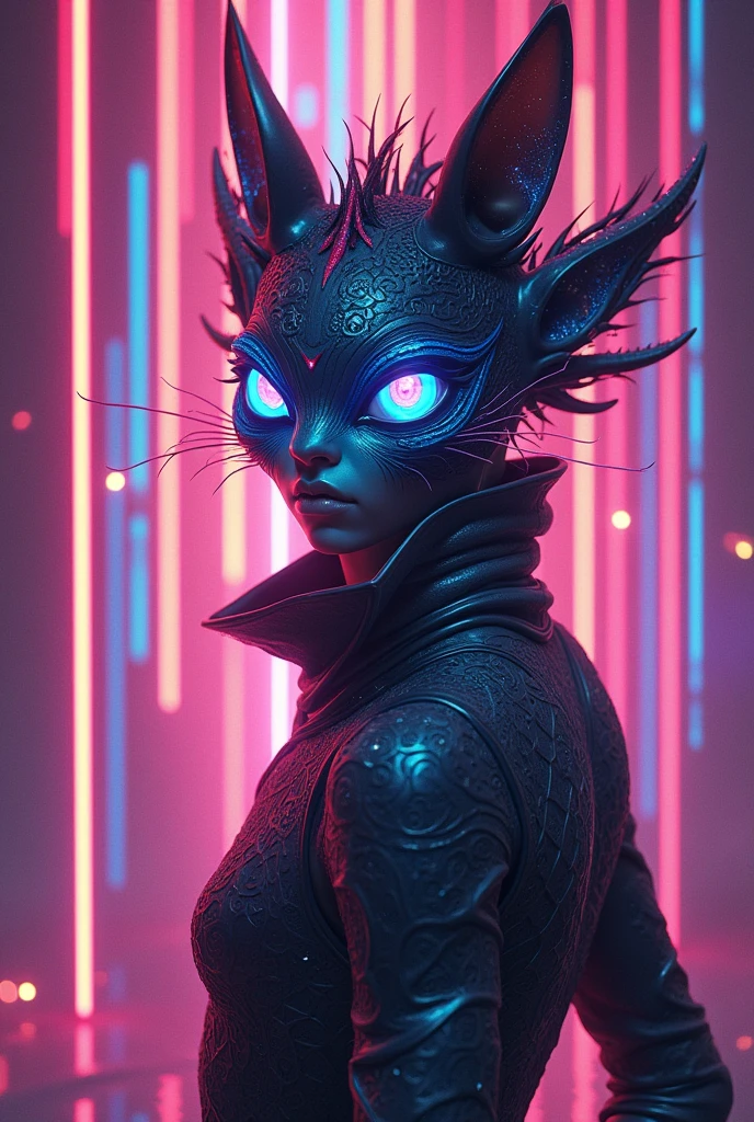 Name GanthOo with disco lights background