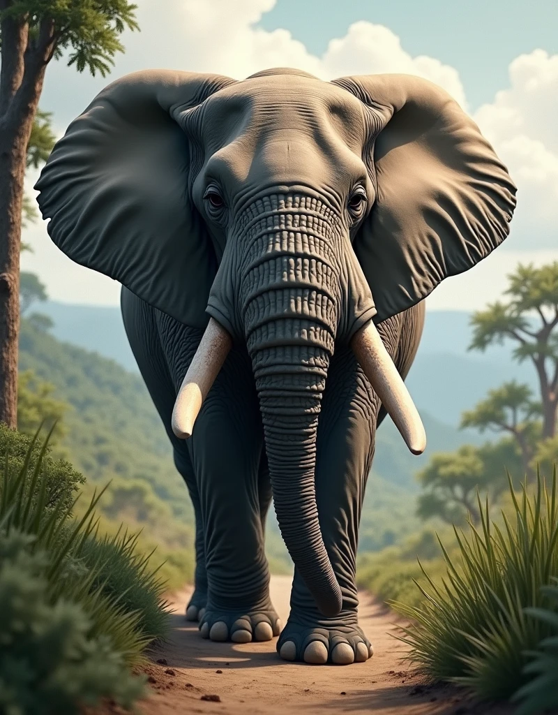  real picture of an elephant 
