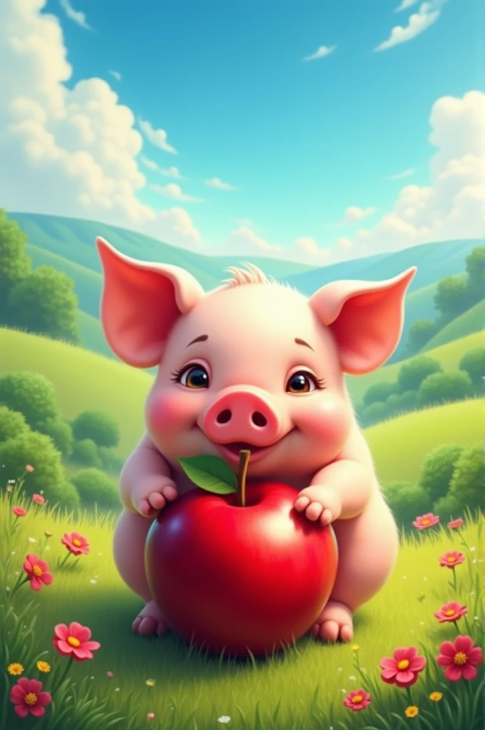 Apple and pig
