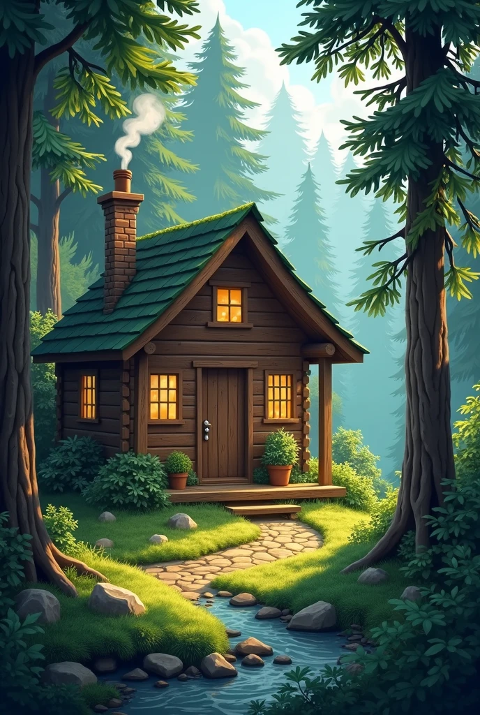 Forest cabin